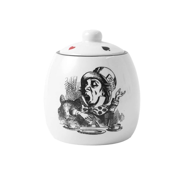 Mad Hatter Ceramic Sugar Jar. - Picture 5 of 7